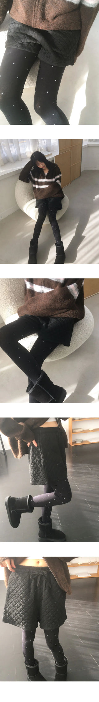 Pobe Dot Cotton Panty Stockings