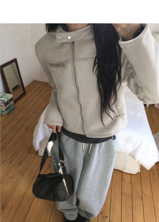 Tecum Suede Fur Shearling Jacket