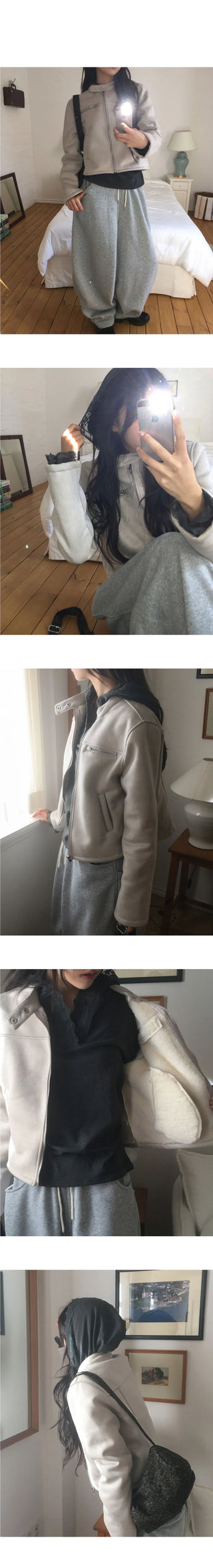 Tecum Suede Fur Shearling Jacket