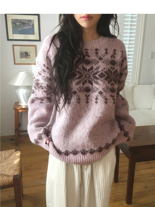 Fomin Snowflake Nordic Brush Hand Warmer Knitwear