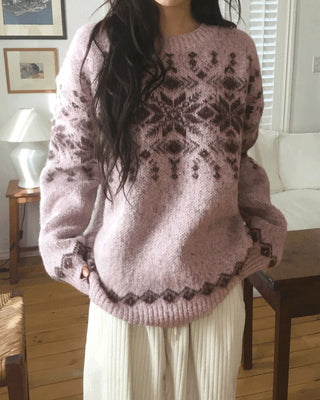 Fomin Snowflake Nordic Brush Hand Warmer Knitwear