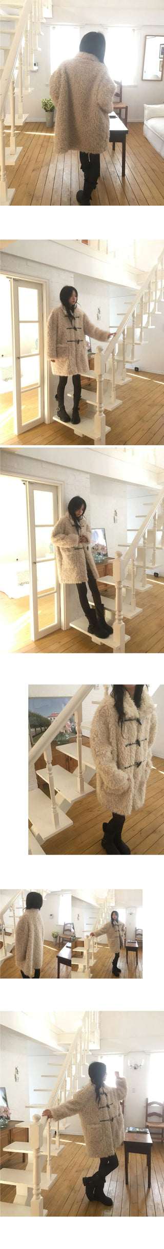 Mical Overfit Fur Duffle Tteokbokki Coat