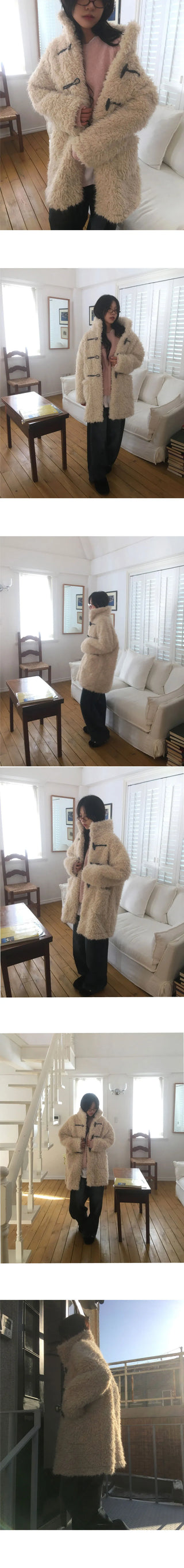 Mical Overfit Fur Duffle Tteokbokki Coat