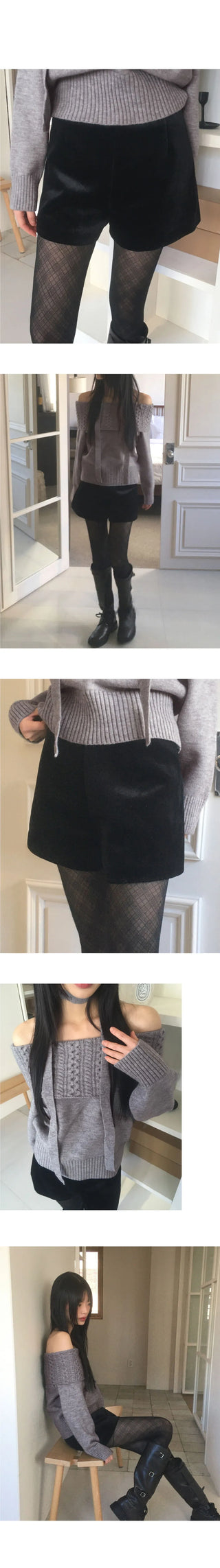 Holon Velvet Shorts Short Pants