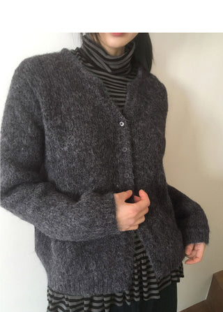 Diren Hairy V Knitwear Cardigan