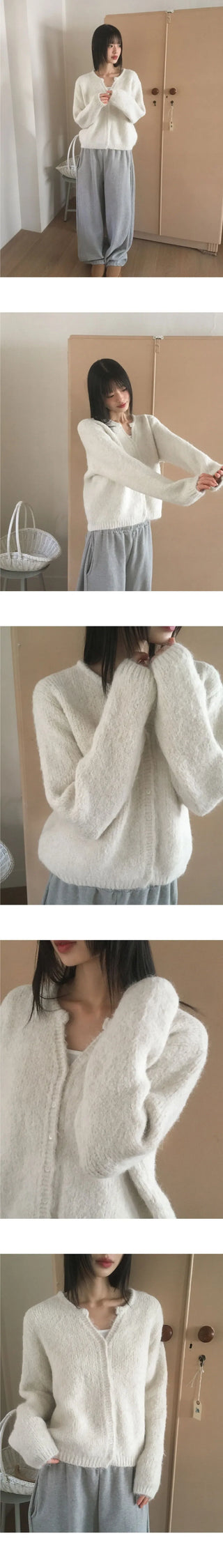 Diren Hairy V Knitwear Cardigan