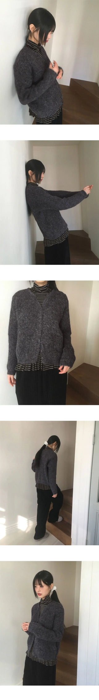 Diren Hairy V Knitwear Cardigan