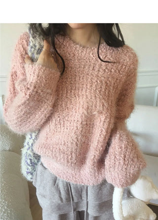 Ramit Snowflake Pine Needle Bodle Angora Round Knitwear