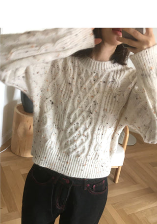 Natta Bokashi Twisted Round Knitwear