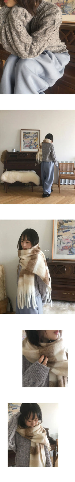 Natta Bokashi Twisted Round Knitwear