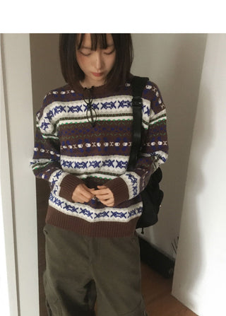 Bolton Nordic Loose-fit Round Knitwear