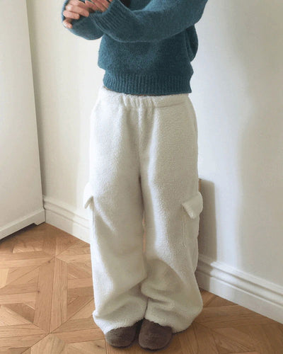 Molz Pogle Wool Wide Cargo Pocket Pants