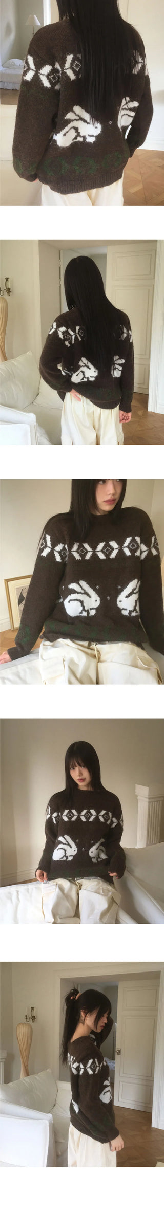 Rowan Rabbit Nordic Brush Fur Round Knitwear