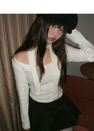 Swoo Muffler Terry Unneck Knitwear