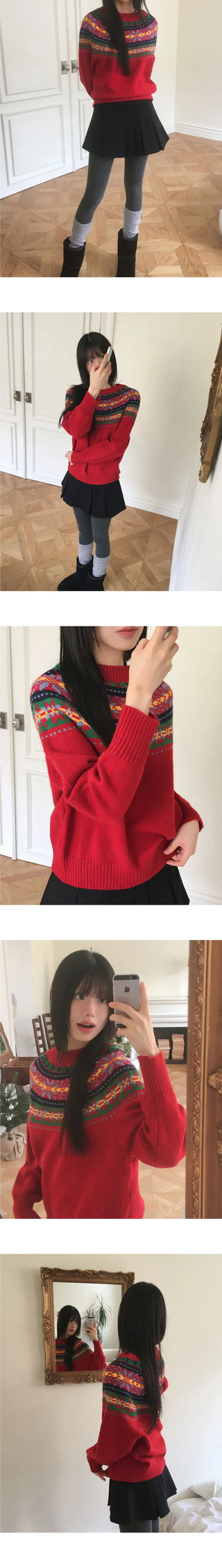 Gob Party Wool Pleated Mini Skirt