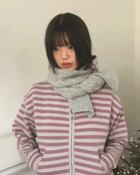 Toku Twisted Knitwear Muffler Neckerchief