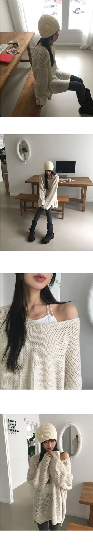 Stack Overfit Belt Fur Leather Shearling