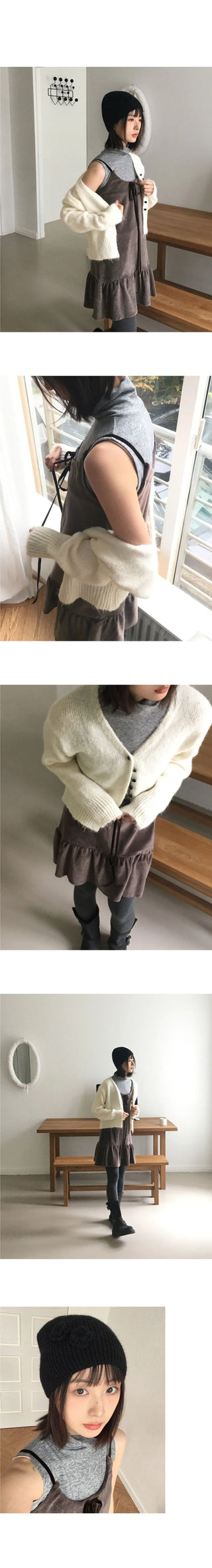 Kunz Wool Angora Inner Turtleneck Sleeveless