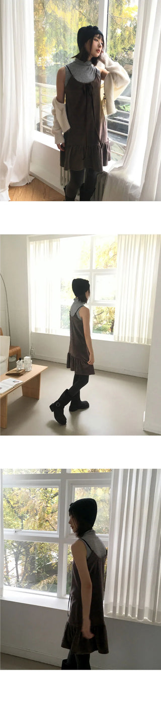 Kunz Wool Angora Inner Turtleneck Sleeveless