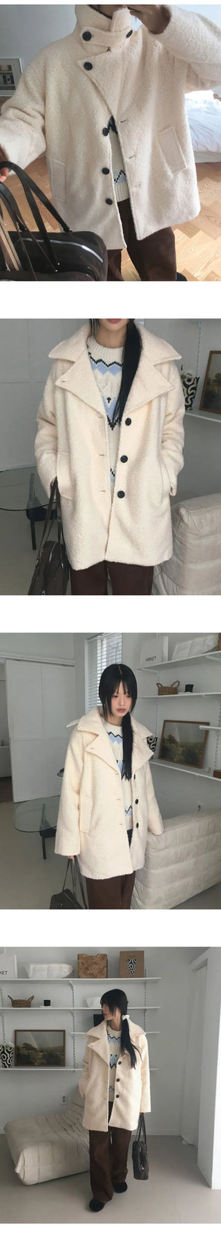 Uken Nordic Heart Twisted Round Knitwear