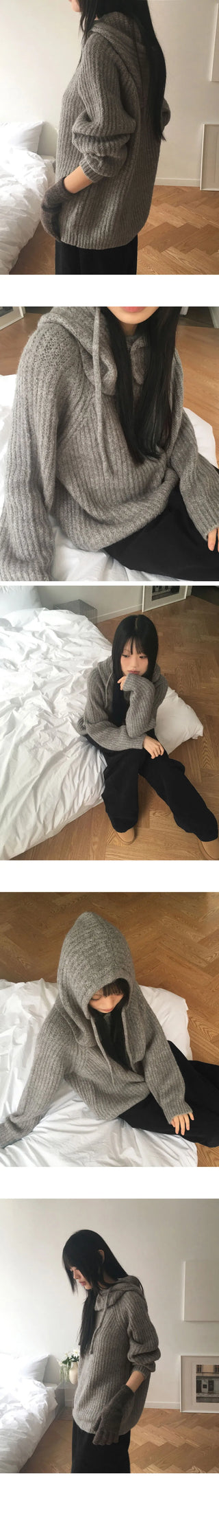 Beto Wool Avan Loose-fit Round Knitwear Set