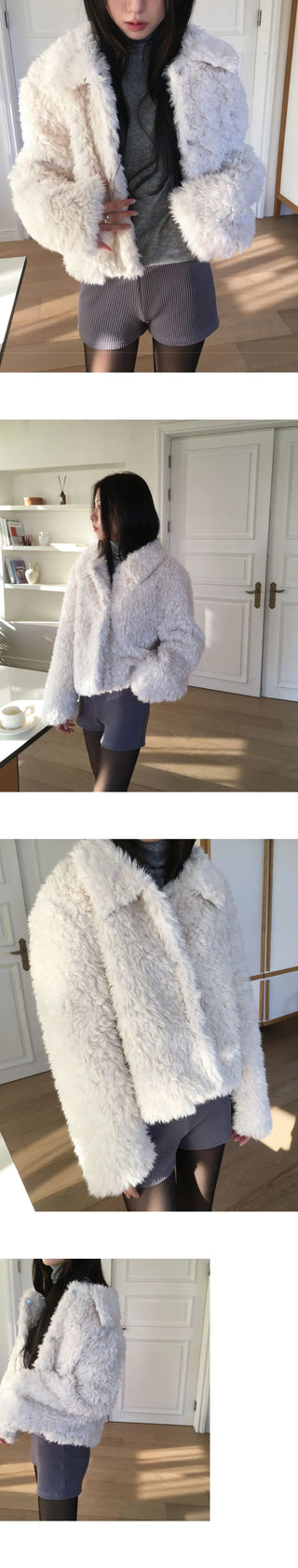 Roe Cara Fur Short Jacket