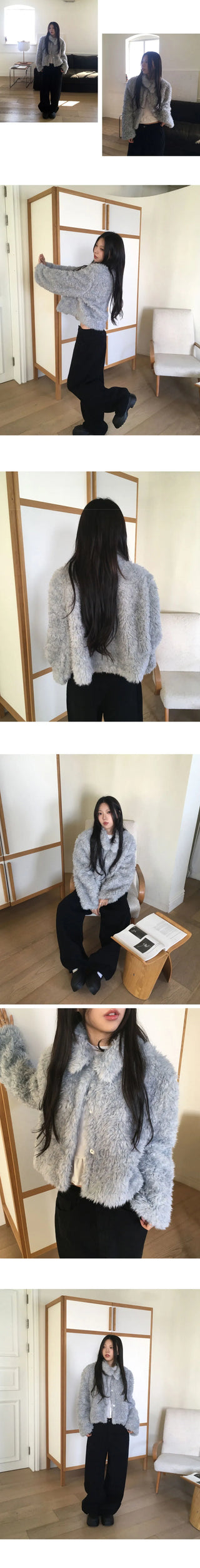 Roe Cara Fur Short Jacket
