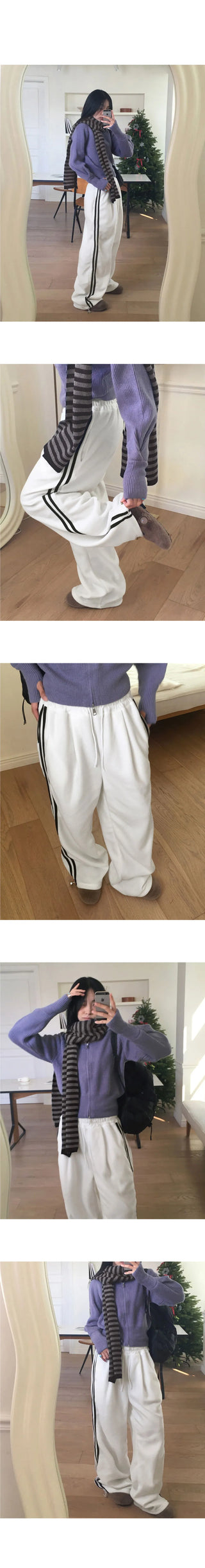 REZONE FURIS COOKING WIDE TWO-WAY TRACK PANTS