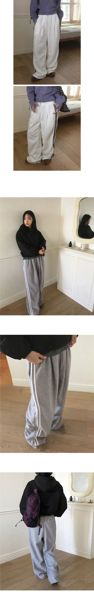REZONE FURIS COOKING WIDE TWO-WAY TRACK PANTS