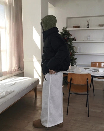 Ruhi Angora Lined Zuri Maxi Long Skirt