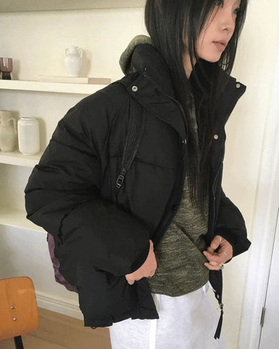 Kiji Daily Zipper Pocket Overfit Short Padding