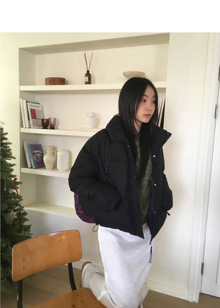 Kiji Daily Zipper Pocket Overfit Short Padding