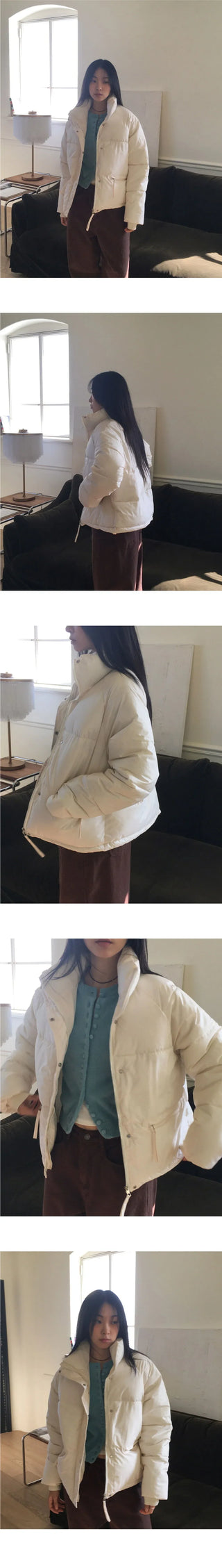 Kiji Daily Zipper Pocket Overfit Short Padding