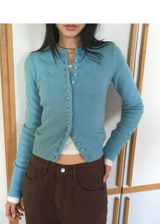 Poan Bean Button Knitwear Cardigan