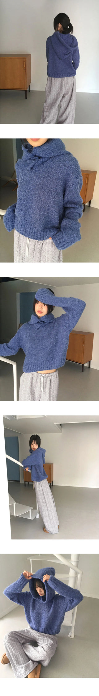 Soto Knitwear Quilted Twisted Pants