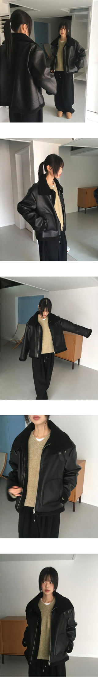 Onne Alpaca Wool Bocashi V-Neck Knitwear