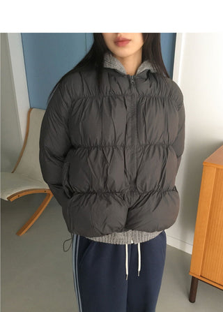 Sipek shirring quilting short padding