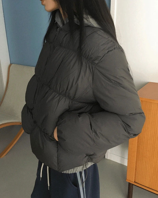 Sipek shirring quilting short padding