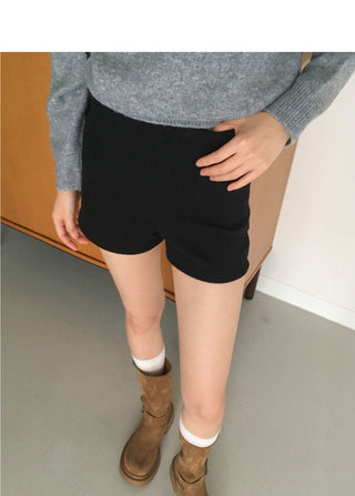 Bonne Ribbed Knitwear Shorts
