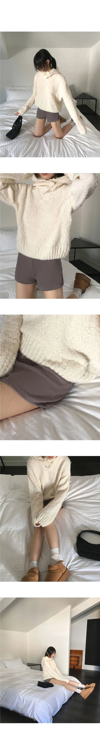 Bonne Ribbed Knitwear Shorts
