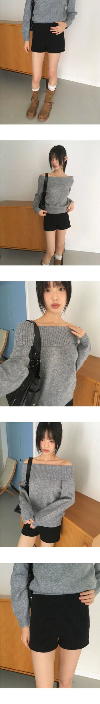 Bonne Ribbed Knitwear Shorts