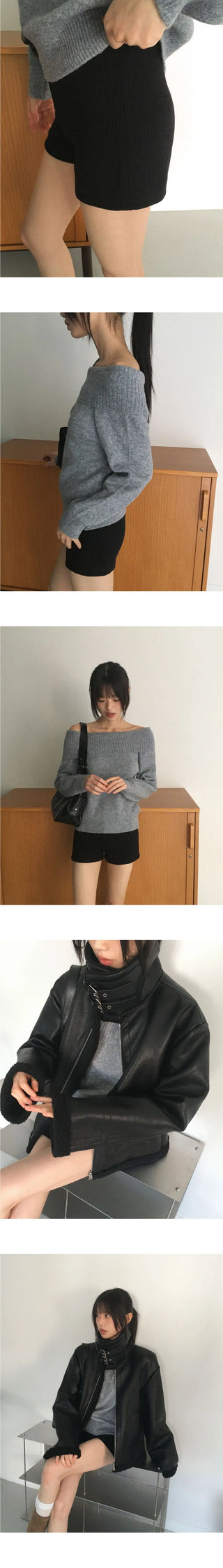 Bonne Ribbed Knitwear Shorts