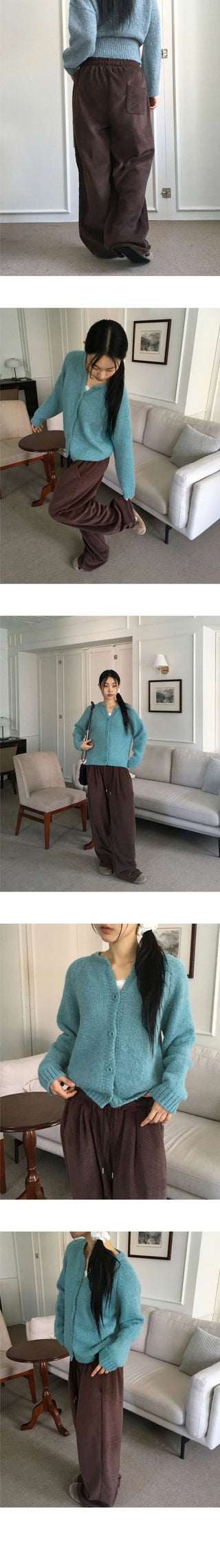 Mirop One-Tuck Hoody Two-Way Wide Pants