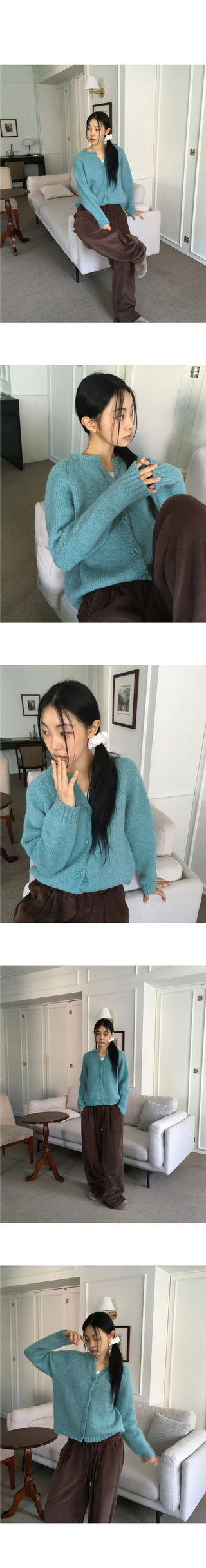 Kuang Yerifit Alpaca Nagrang Knitwear Cardigan