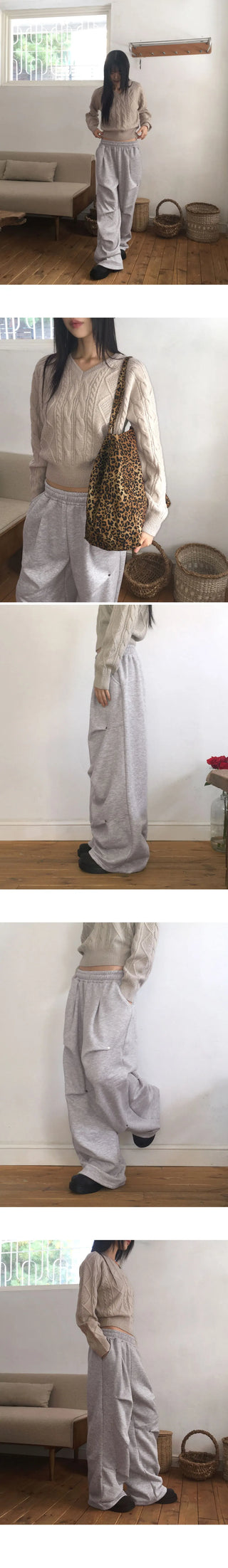 Super Rivet Pleated Pin Tuck Juri Pants