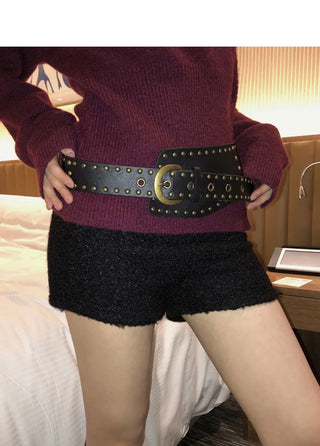 Boru Buckle Slim Fleece Shorts