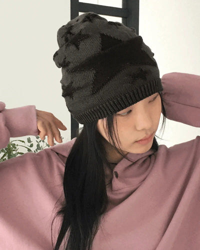 Corem Star Knitwear Long Beanie