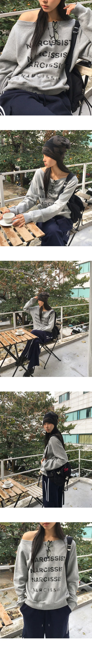 Nar Off- Loose-fit Fit Sweatshirt