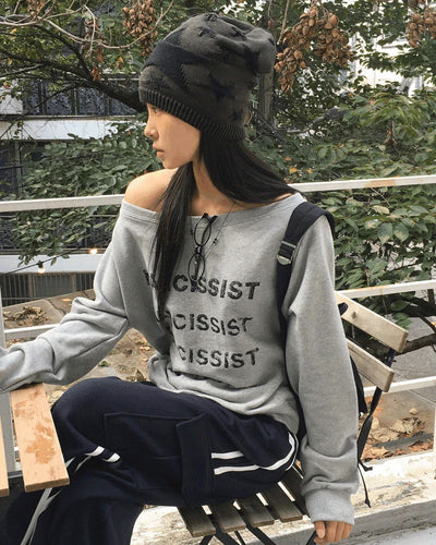 Nar Off- Loose-fit Fit Sweatshirt