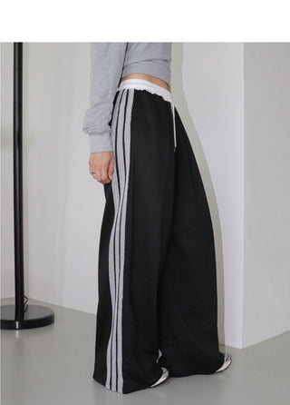 Poring Race Track Color Block Training Jersey Pants